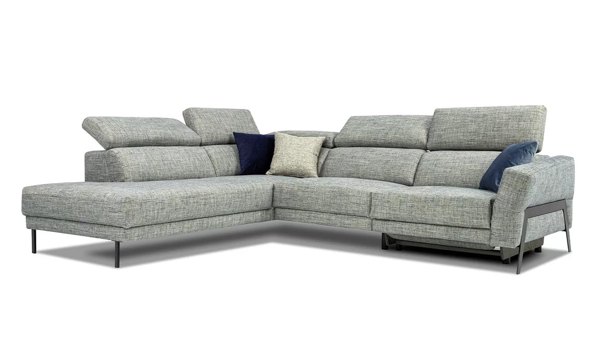 AKTA – Canapé modulable avec assise électrique – 214 x 105 cm