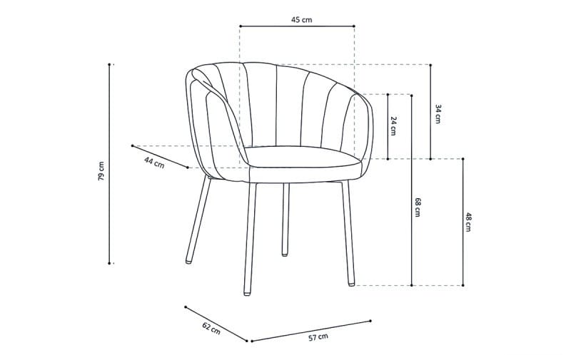 SEVILLA – Chaise de salle à manger