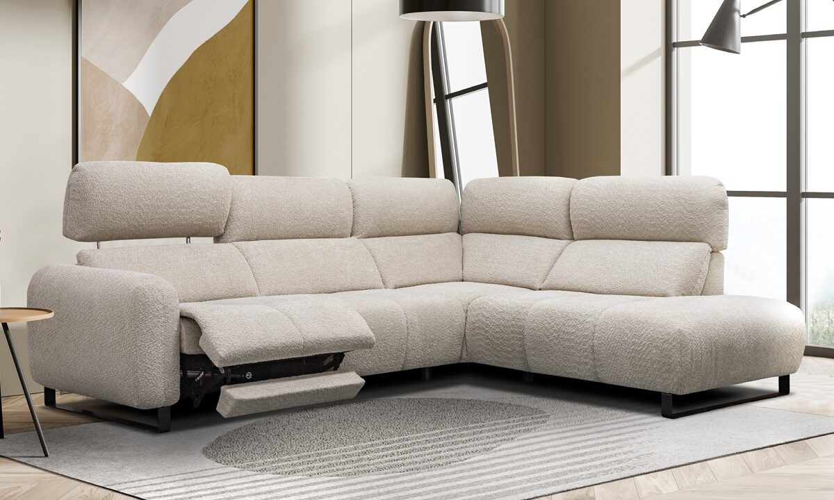 SOUL L – Canapé modulable avec relax électrique 0 gravity- 278 x 217 cm