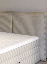 MADDEN – Lit Coffre Box Spring avec Matelas Bonnell