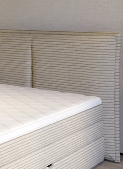 MADDEN – Lit Coffre Box Spring avec Matelas Bonnell