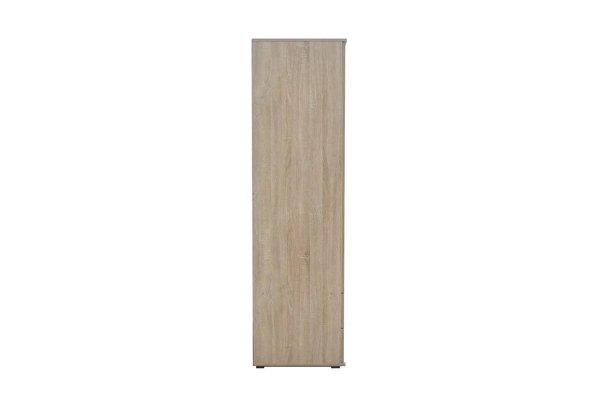 Armoire 2 portes avec miroir MARCO - 80 cm