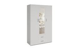 Armoire 3 portes avec miroir MARCO - 120 cm