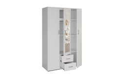 Armoire 3 portes avec miroir MARCO - 120 cm