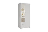 Armoire 2 portes avec miroir MARCO - 80 cm