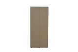 Armoire 2 portes avec miroir MARCO - 80 cm