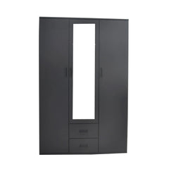 Armoire 3 portes avec miroir MARCO - 120 cm