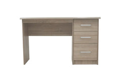 Bureau MATIS 3 tiroirs en MDF - Bureau droit 121 x 60 cm