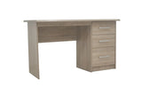 Bureau MATIS 3 tiroirs en MDF - Bureau droit 121 x 60 cm