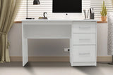 Bureau MATIS 3 tiroirs en MDF - Bureau droit 121 x 60 cm
