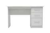 Bureau MATIS 3 tiroirs en MDF - Bureau droit 121 x 60 cm