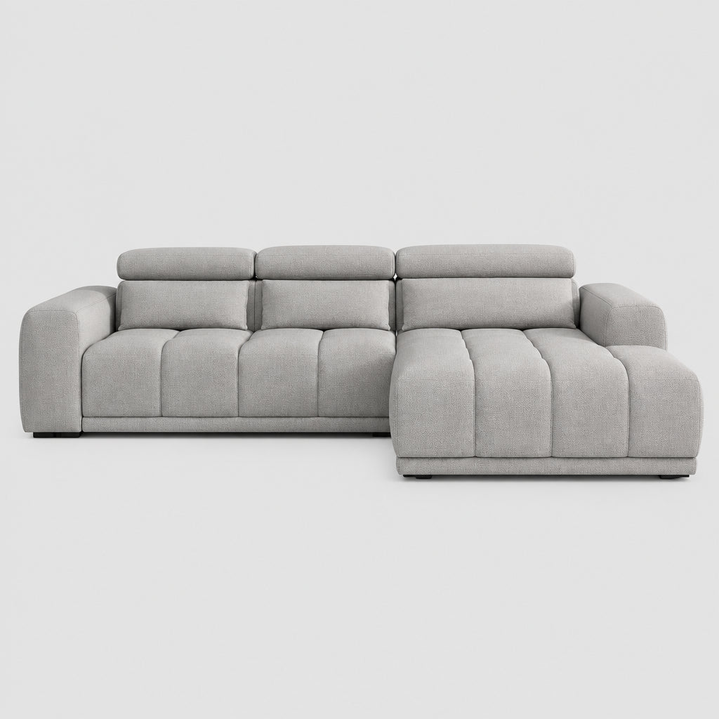 PANAMA S – Canapé d'angle convertible électrique avec coffre de rangement – 290 x 188 cm