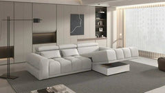 PANAMA S – Canapé d'angle convertible électrique avec coffre de rangement – 290 x 188 cm