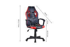 Chaise Gaming TYGER en Similicuir (PU) - Chaise de jeu réglable 57,5 x 65 cm