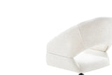 Chaise Pivotante de Salle à Manger AMBERY en Tissu - 60 x 63,5 cm