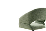 Chaise Pivotante de Salle à Manger AMBERY en Tissu - 60 x 63,5 cm