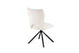Chaise Pivotante de Salle à Manger MORY en Tissu - 48 x 59.5 cm