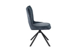 Chaise Pivotante de Salle à Manger MORY en Tissu - 48 x 59.5 cm