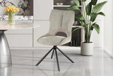 Chaise Pivotante de Salle à Manger MORY en Tissu - 48 x 59.5 cm