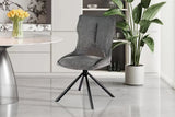 Chaise Pivotante de Salle à Manger MORY en Tissu - 48 x 59.5 cm