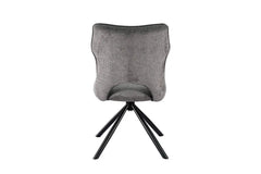 Chaise Pivotante de Salle à Manger MORY en Tissu - 48 x 59.5 cm
