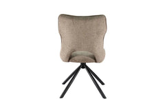 Chaise Pivotante de Salle à Manger MORY en Tissu - 48 x 59.5 cm