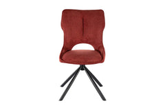 Chaise Pivotante de Salle à Manger MORY en Tissu - 48 x 59.5 cm