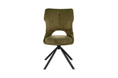 Chaise Pivotante de Salle à Manger MORY en Tissu - 48 x 59.5 cm