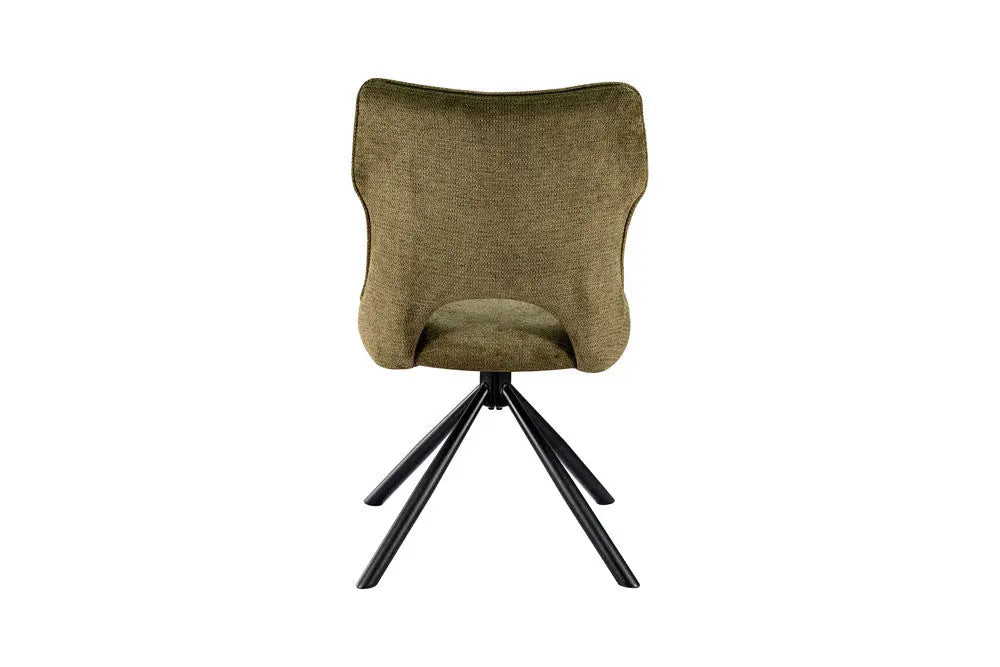 Chaise Pivotante de Salle à Manger MORY en Tissu - 48 x 59.5 cm