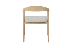 Chaise avec Accoudoirs CLARA en Bois de Frêne - 57 x 66.5 cm