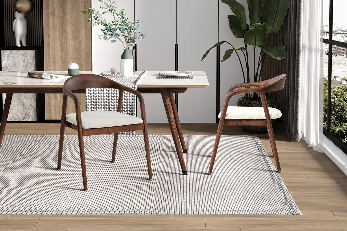 Chaise avec Accoudoirs CLARA en Bois de Frêne - 57 x 66.5 cm