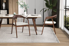 Chaise avec Accoudoirs CLARA en Bois de Frêne - 57 x 66.5 cm