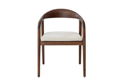 Chaise avec Accoudoirs CLARA en Bois de Frêne - 57 x 66.5 cm