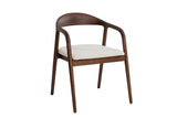 Chaise avec Accoudoirs CLARA en Bois de Frêne - 57 x 66.5 cm