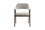 Chaise avec Accoudoirs CORALYA en Chêne Massif Fumé - 64 x 59.5 cm