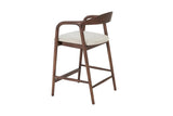 Chaise de Bar CLARA en Bois de Frêne - 55.5 x 57.5 cm