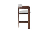 Chaise de Bar KAMELIA Beige en Bois de Frêne - 56 x 52 cm