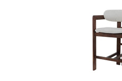 Chaise de Bar KAMELIA Beige en Bois de Frêne - 56 x 52 cm