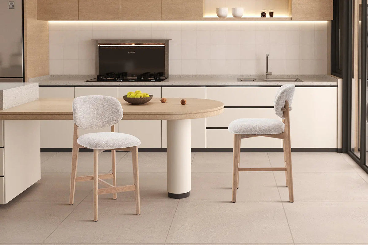 Chaise de Bar KAYA en Chêne Massif - 47 x 56.5 cm