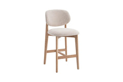 Chaise de Bar KAYA en Chêne Massif - 47 x 56.5 cm