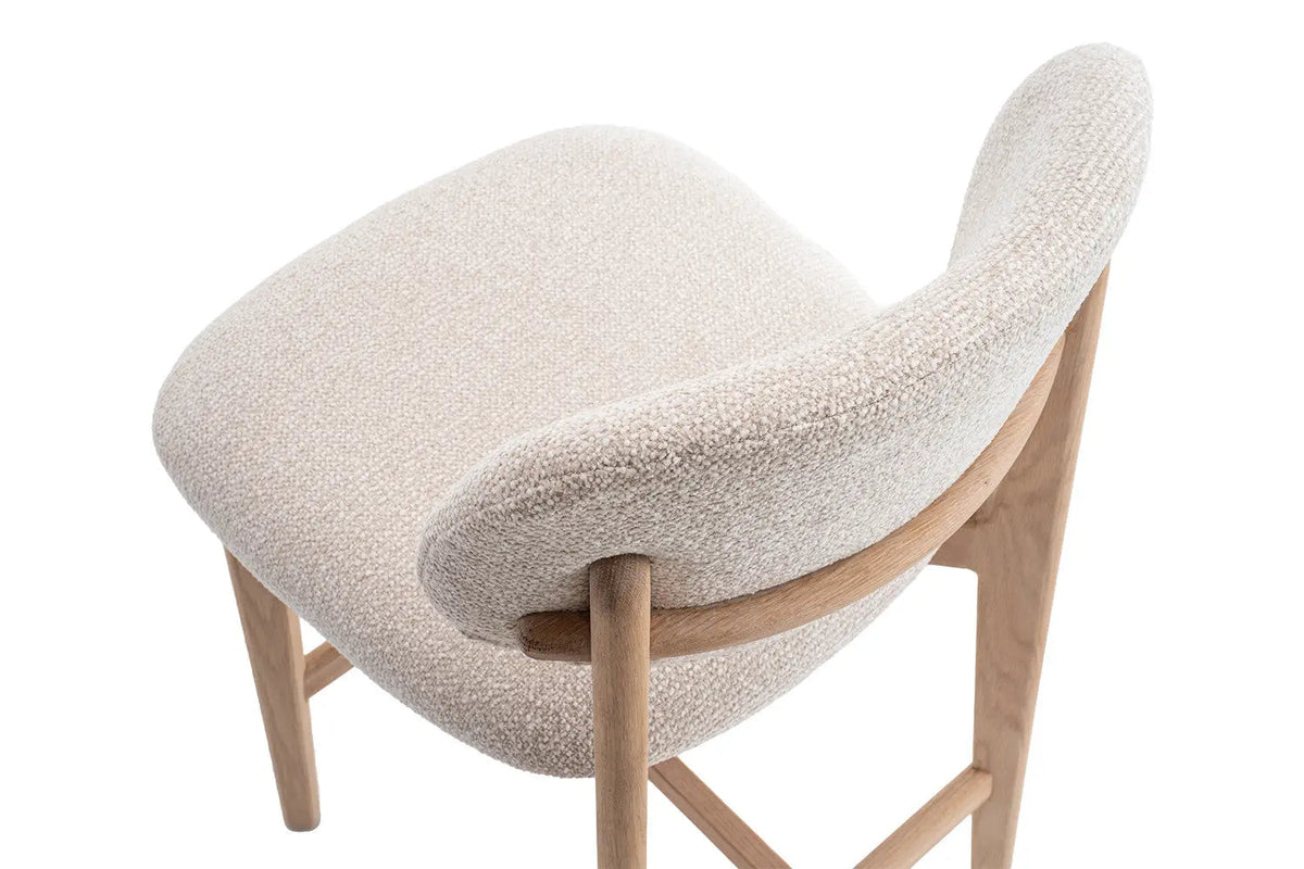 Chaise de Bar KAYA en Chêne Massif - 47 x 56.5 cm