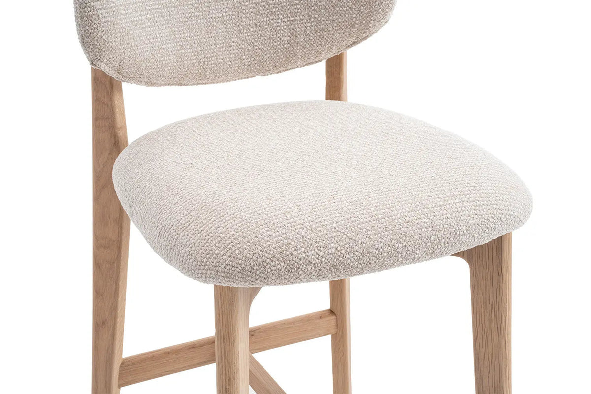Chaise de Bar KAYA en Chêne Massif - 47 x 56.5 cm