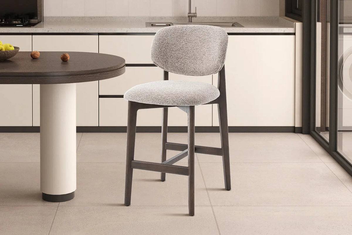 Chaise de Bar KAYA en Chêne Massif - 47 x 56.5 cm