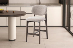 Chaise de Bar KAYA en Chêne Massif - 47 x 56.5 cm