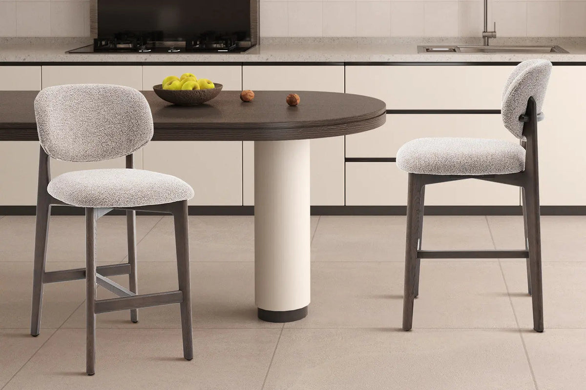 Chaise de Bar KAYA en Chêne Massif - 47 x 56.5 cm
