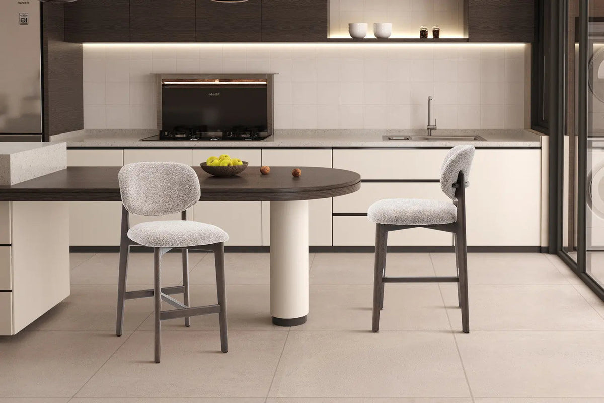 Chaise de Bar KAYA en Chêne Massif - 47 x 56.5 cm