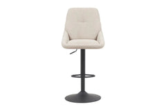 Chaise de Bar Pivotante SABA en Tissu - 50 x 60 cm