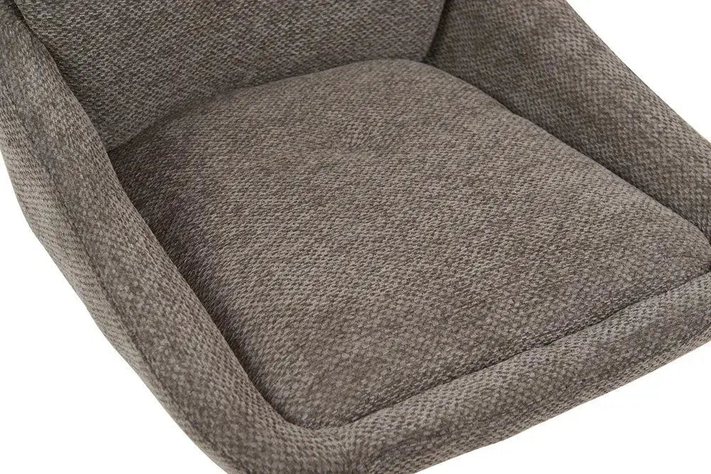 Chaise de Bar Pivotante SABA en Tissu - 50 x 60 cm