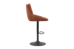 Chaise de Bar Pivotante SABA en Tissu - 50 x 60 cm
