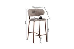 Chaise de Bar COYA - 51 x 50 cm